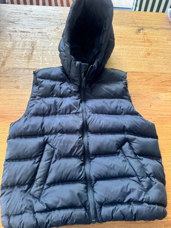 ZARA Gestepptes Gilet Jungen dunkelblau