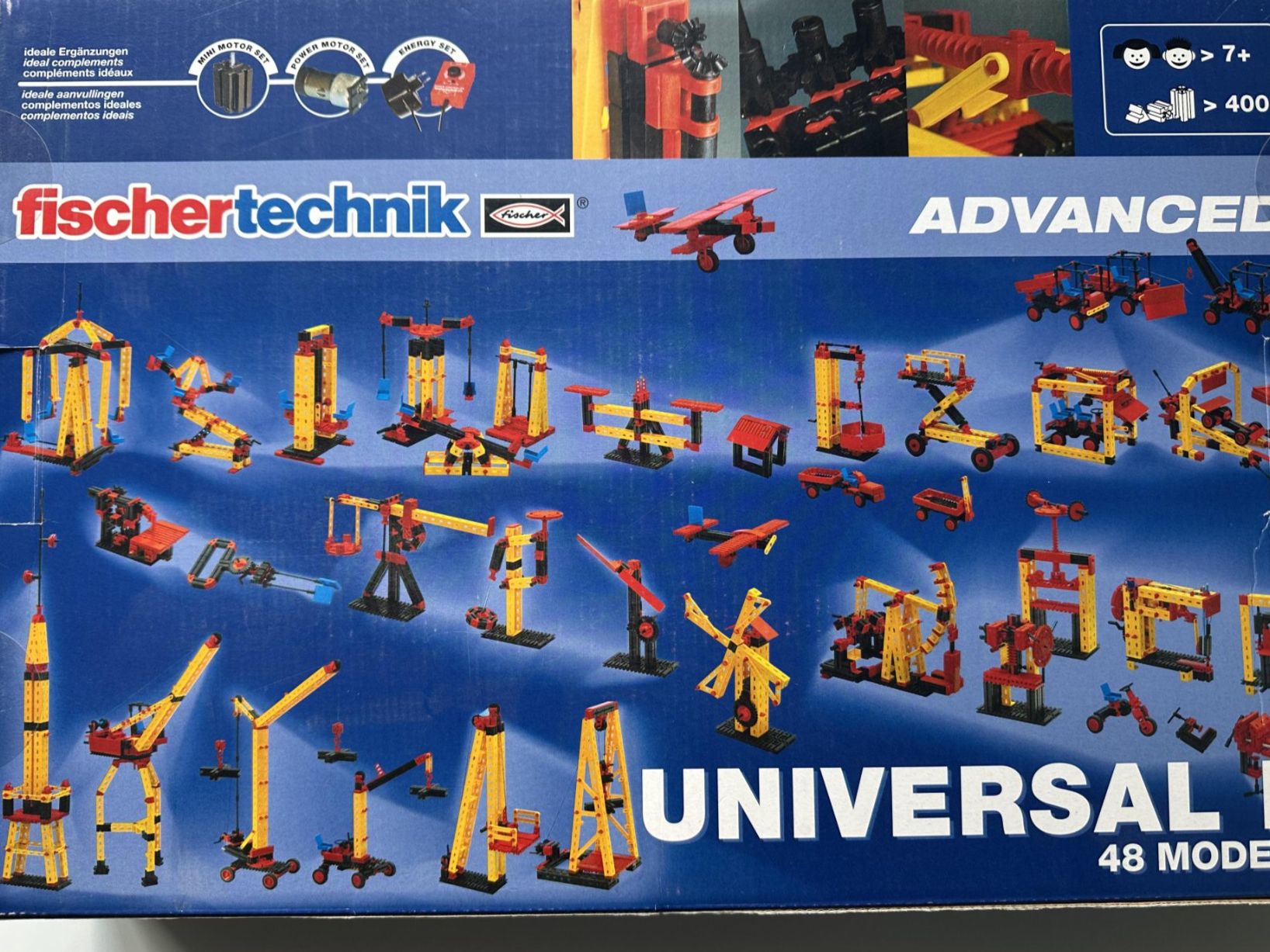 Fischer Kit di costruzioni: Fischertechnik Universal II Baukasten, Advanced, 48 Modelle – Usato da Basel venduto da talktom