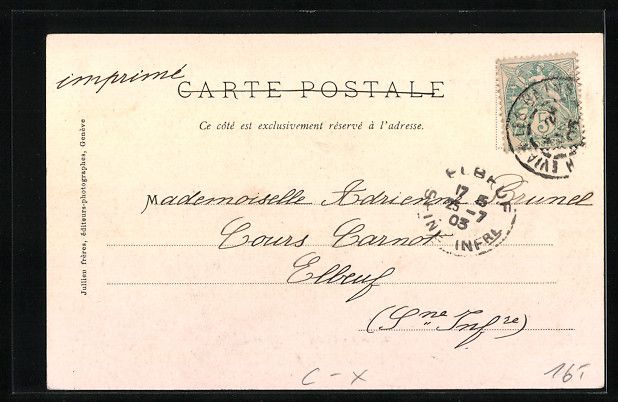 Cartoline postali: AK Ouchy, La Place, G. Holzle Tailleur – Usato da Berlin venduto da bartko-reher 1