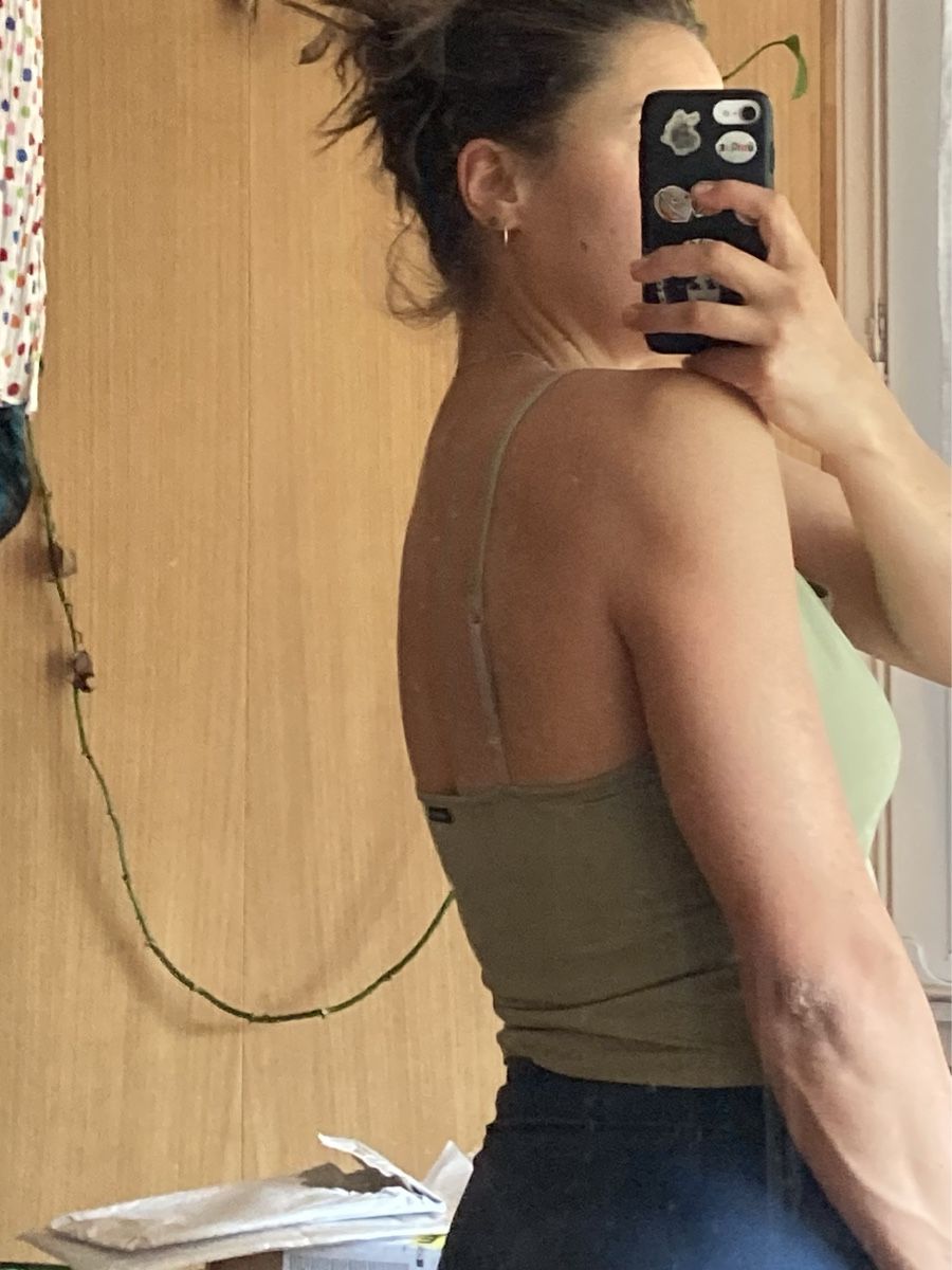 Top: Bruno Banani Top, olive, Gr. M – Usato da Siselen BE venduto da -skylein- 4