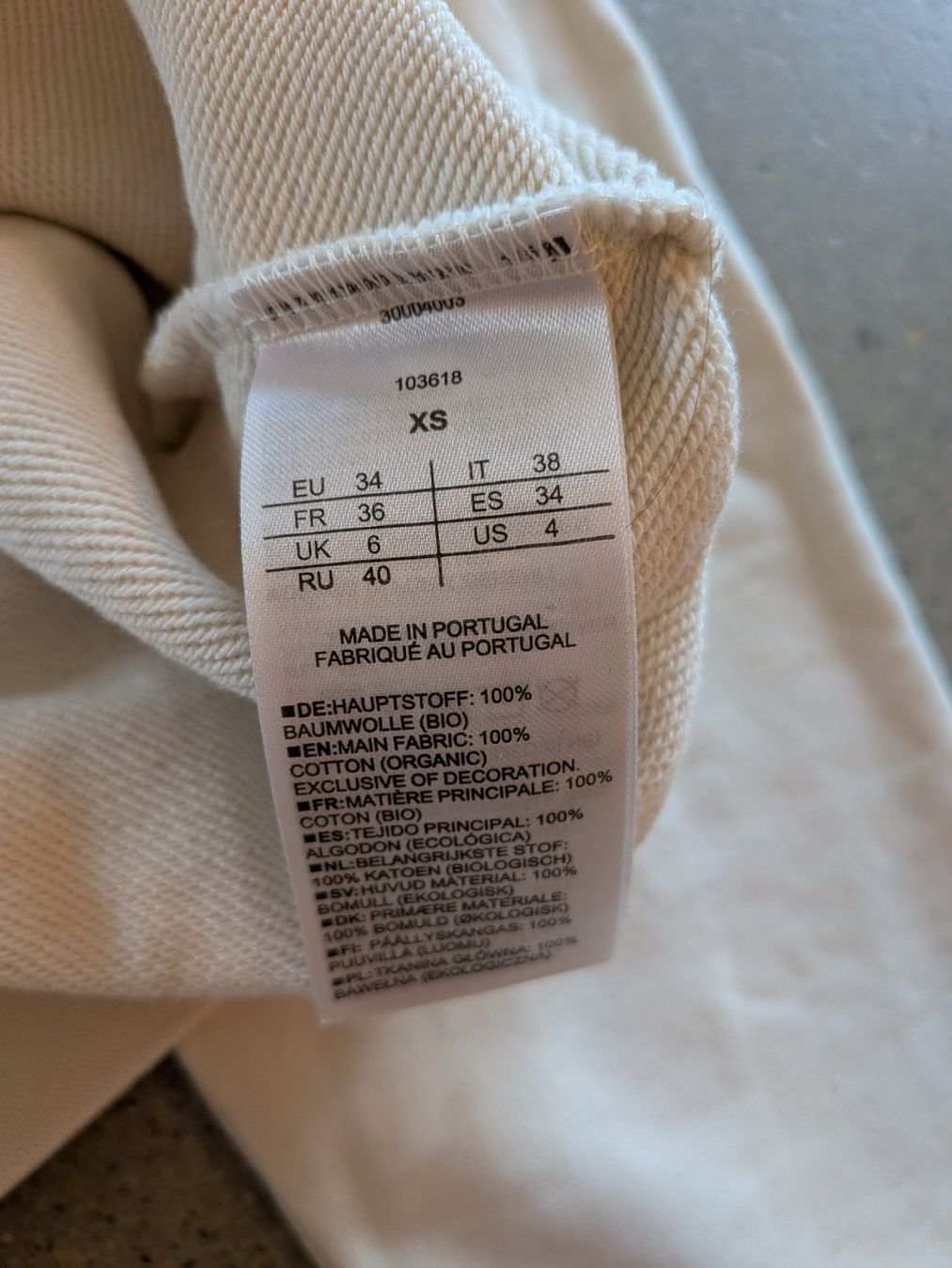 Armedangels Pullover & Sweatshirts: ARMEDANGELS Pullover cremefarben Grösse XS wenig getragen – Gebraucht aus Niederteufen von FSe 3