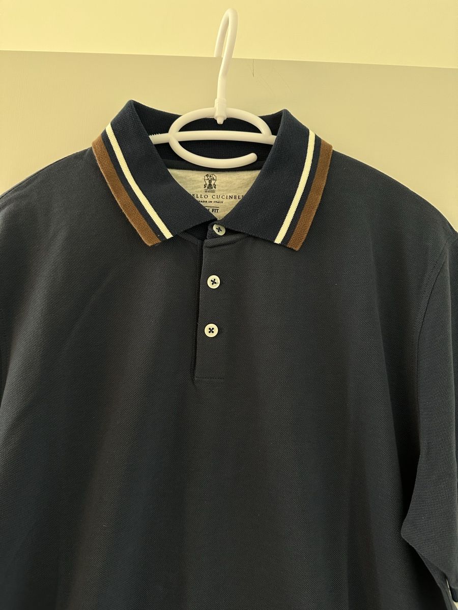Brunello Cucinelli T-shirt: Brunello Cucinelli Polo Shirt – Usato da Zürich venduto da juz_2t2j 3