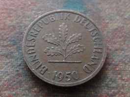 DEUTSCHLAND 1 Pfennig 1950