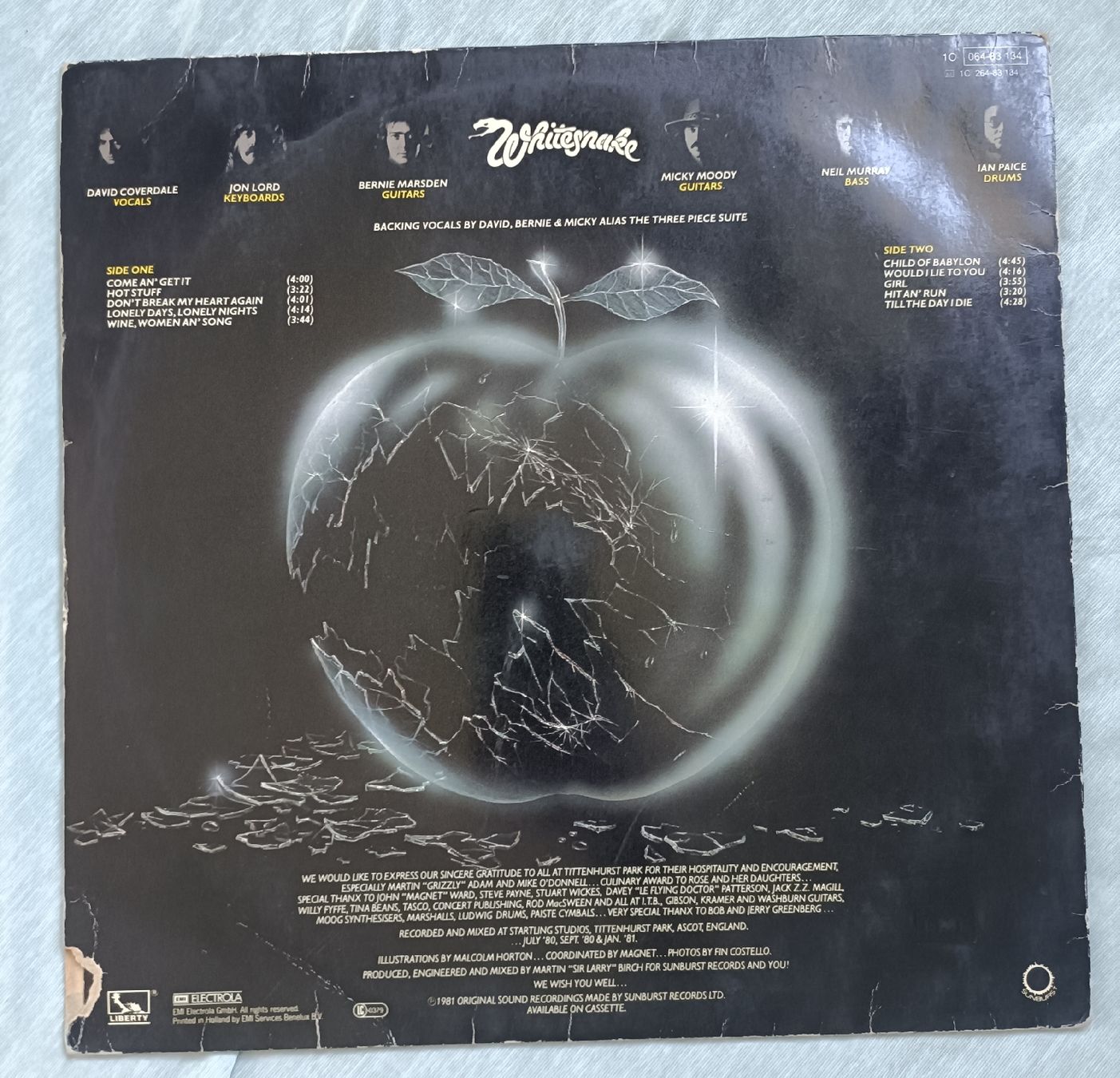 Vinyles: WHITESNAKE - Come an' get it LP – D'occasion à Luzern par cryptonic79 1
