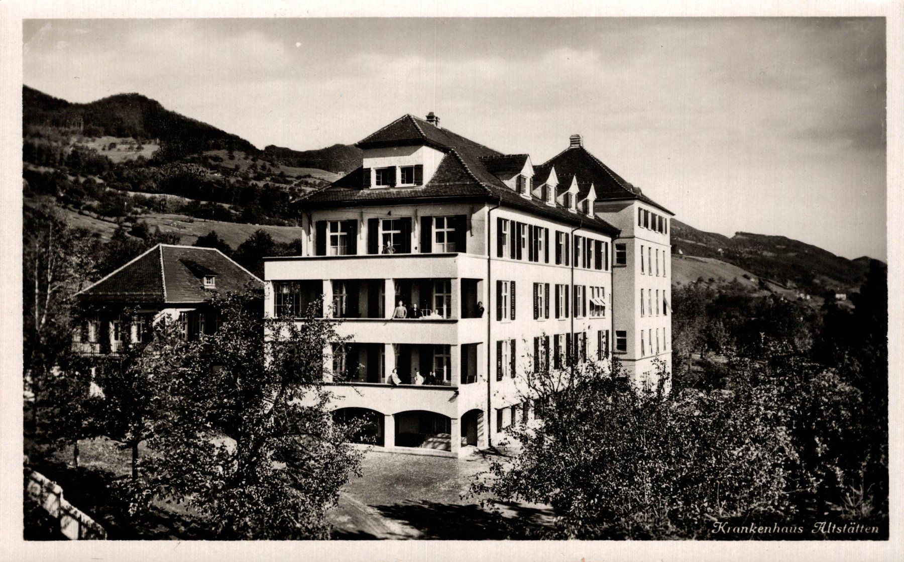 Ansichtskarten: Krankenhaus Altstätten – Gebraucht aus Bronschhofen von Astore