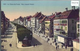 La Chaux-de-Fonds - Rue Leopold Robert - Litho