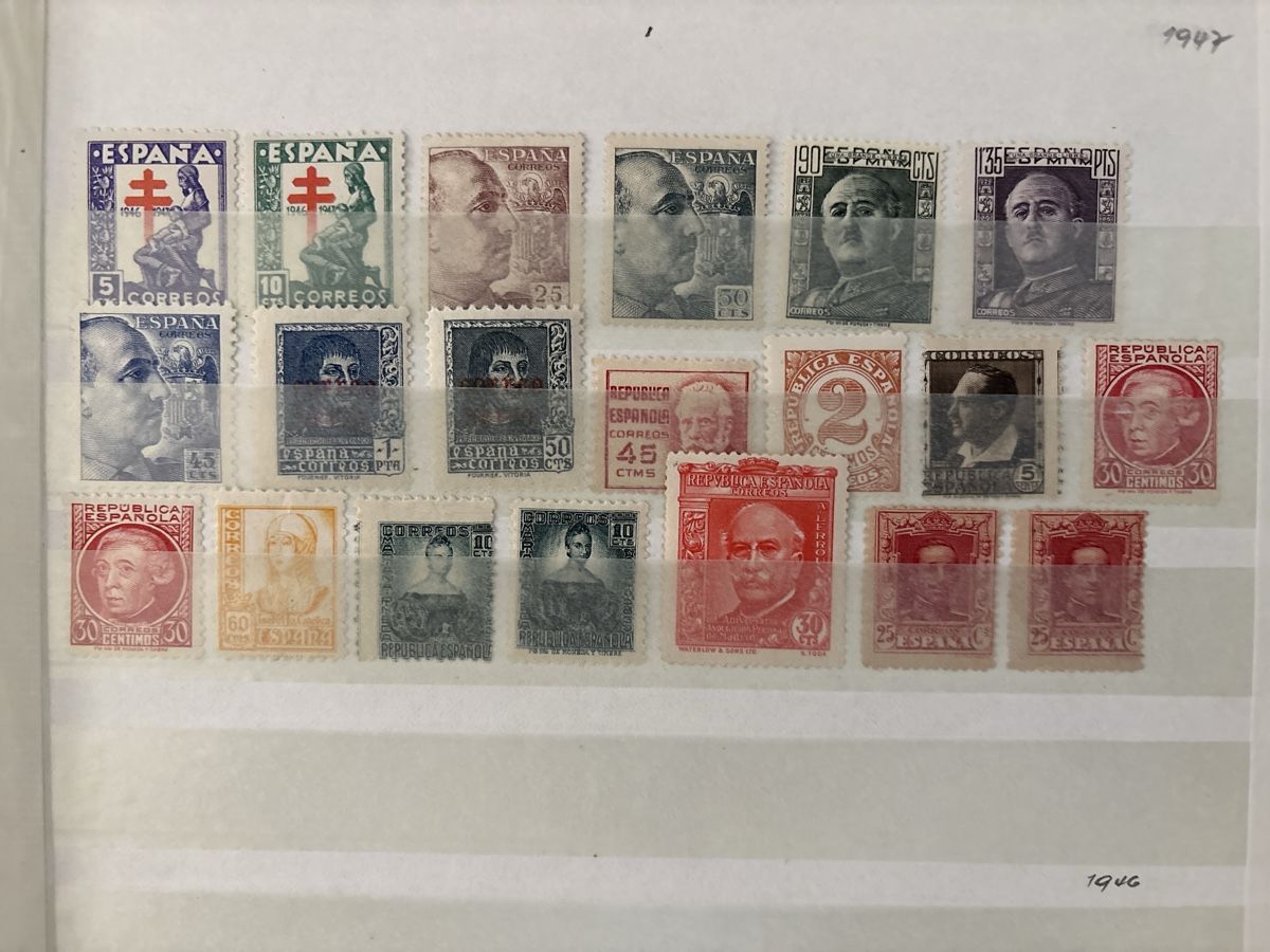 Tutti i francobolli: Timbres Espagne divers millésimes non utilisés – Nuovo (secondo la descrizione) da Carouge GE venduto da irma016