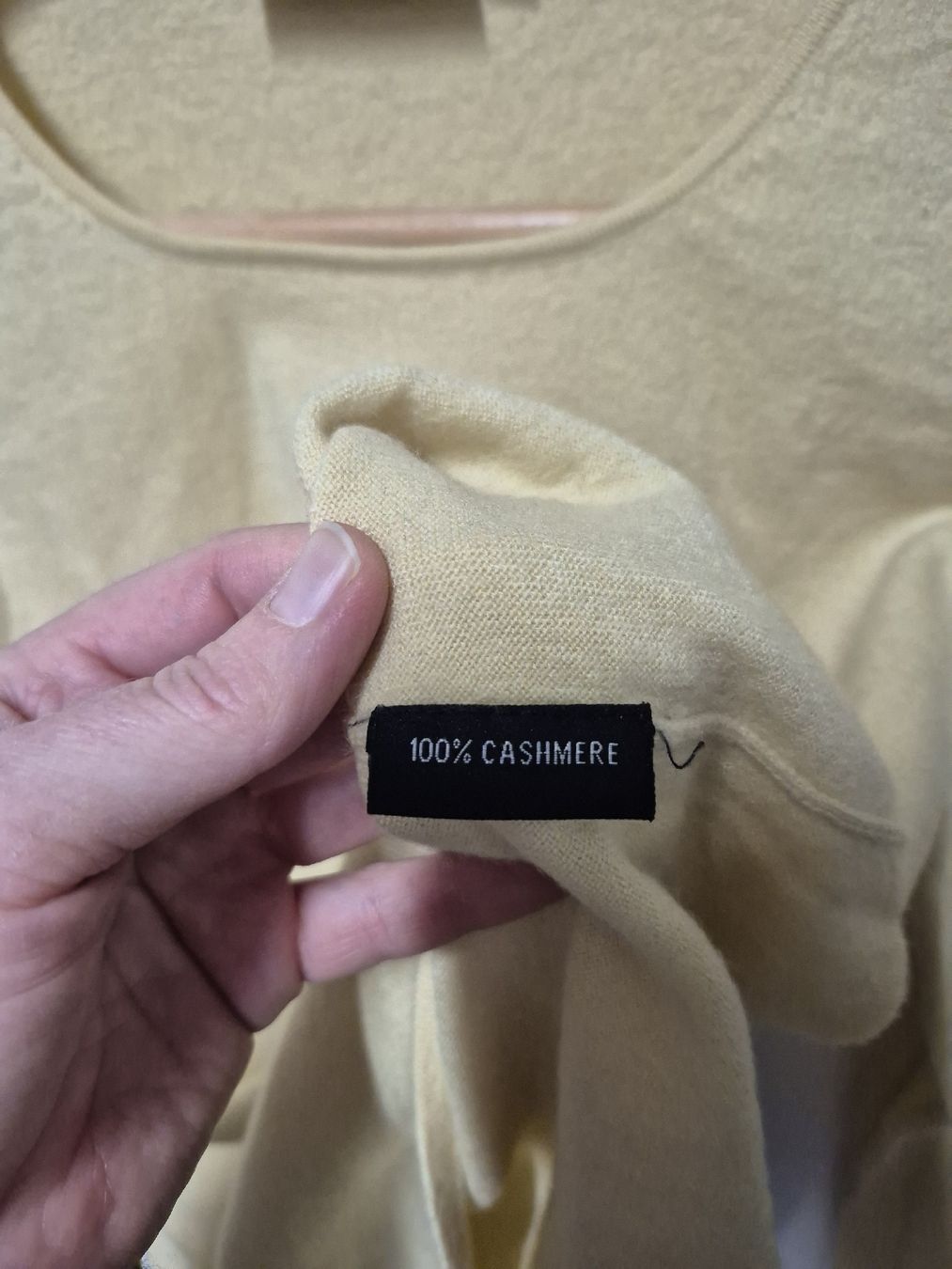 Jj Benson Maglioni & Felpe: Cashmere Pullover JJ Benson Gr.S vanillegelb – Usato da Merligen venduto da muss_haben 4