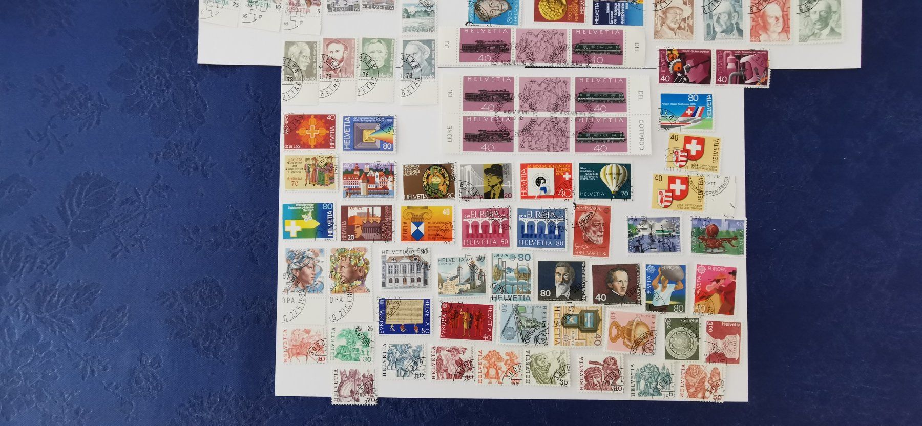 Tutti i francobolli: Div. Werte mit E.T. Stempel – Usato da Aadorf venduto da Chnorli-Furz 1