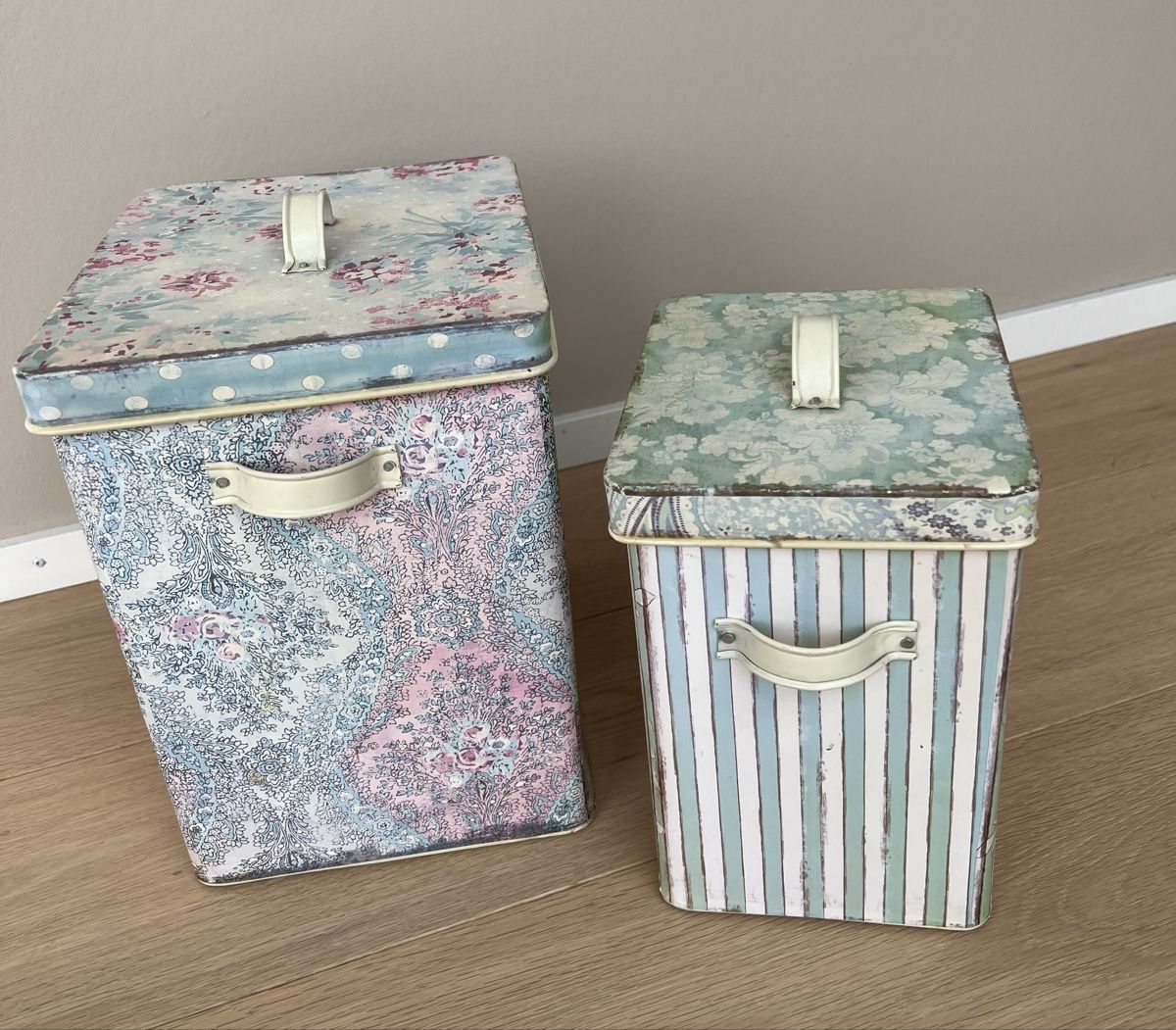 Casse di trasporto: Shabby Chic Metall-Boxen – Nuovo (secondo la descrizione) da Degersheim venduto da Starkigel 3