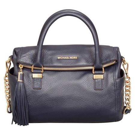 Michael Kors Weston Satchel Handtasche dunkelblau