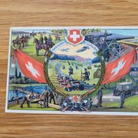 Postkarte Carte Postale AK Militär Occ. Des Frontières 1914