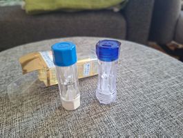 2 Kontaktlinsenbehälter/Contact lens case/New!!