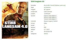Stirb Langsam 4.0 - DVD