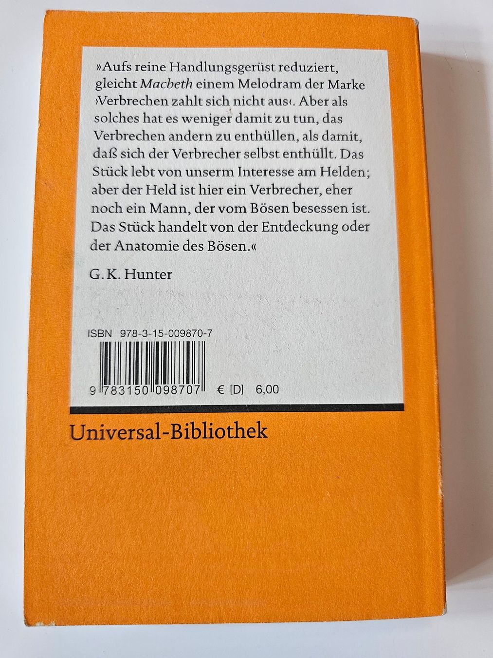 Bücher: Reclam Büechli / zweisprachig D/E – Gebraucht aus Einigen von Pretorius66 1