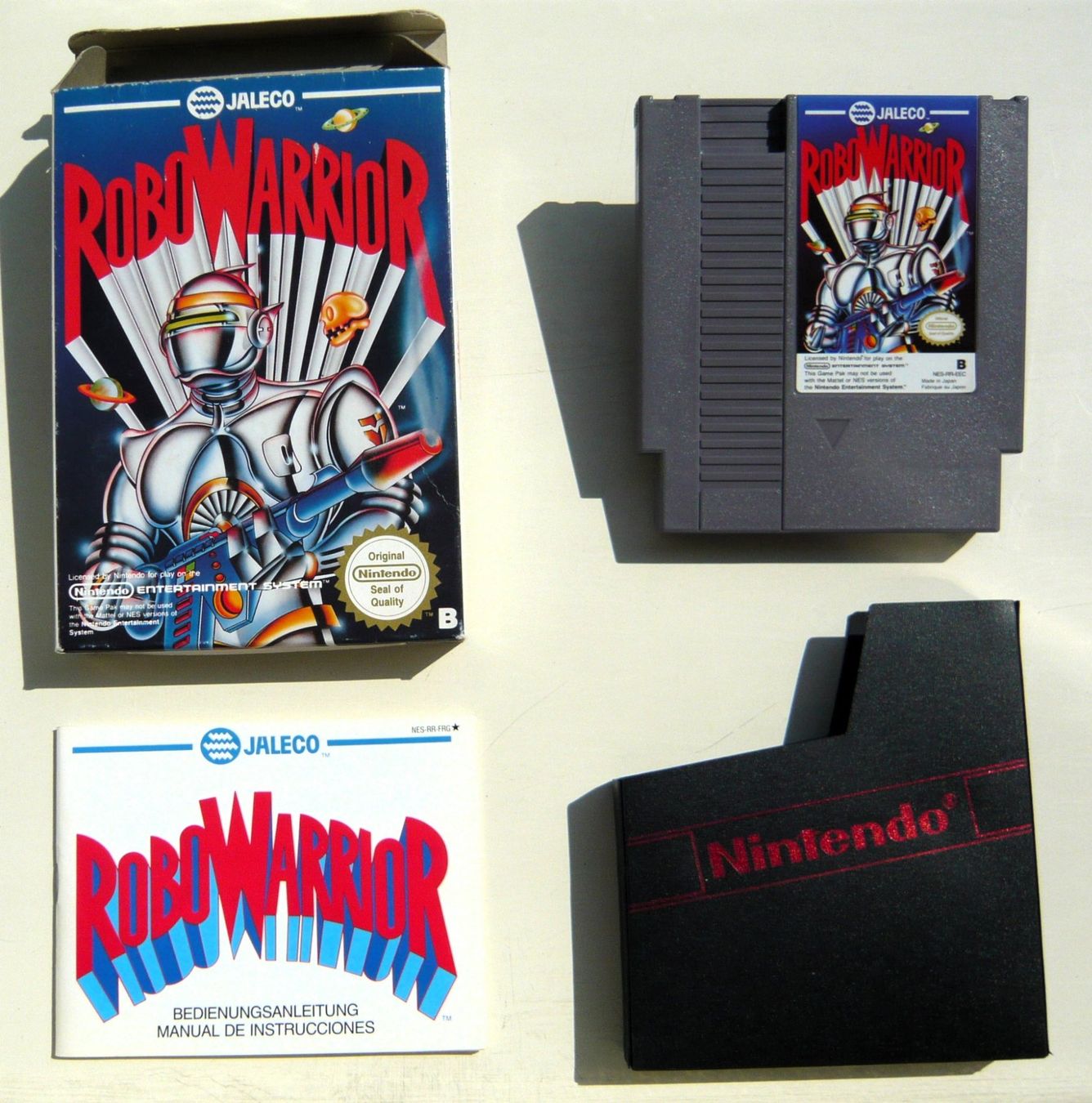 Nintendo Giochi: NES : RoboWarrior, CIB, Excellent état ! – Usato da Onex venduto da Jaguar1986 2