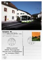 Savagnier Val-de-Ruz Letzttag Post Bus TransN Mercedes O530