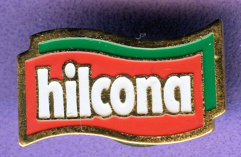 Placchette & Badge: hilcona  Logo – Usato da Winterthur venduto da Sammleroase