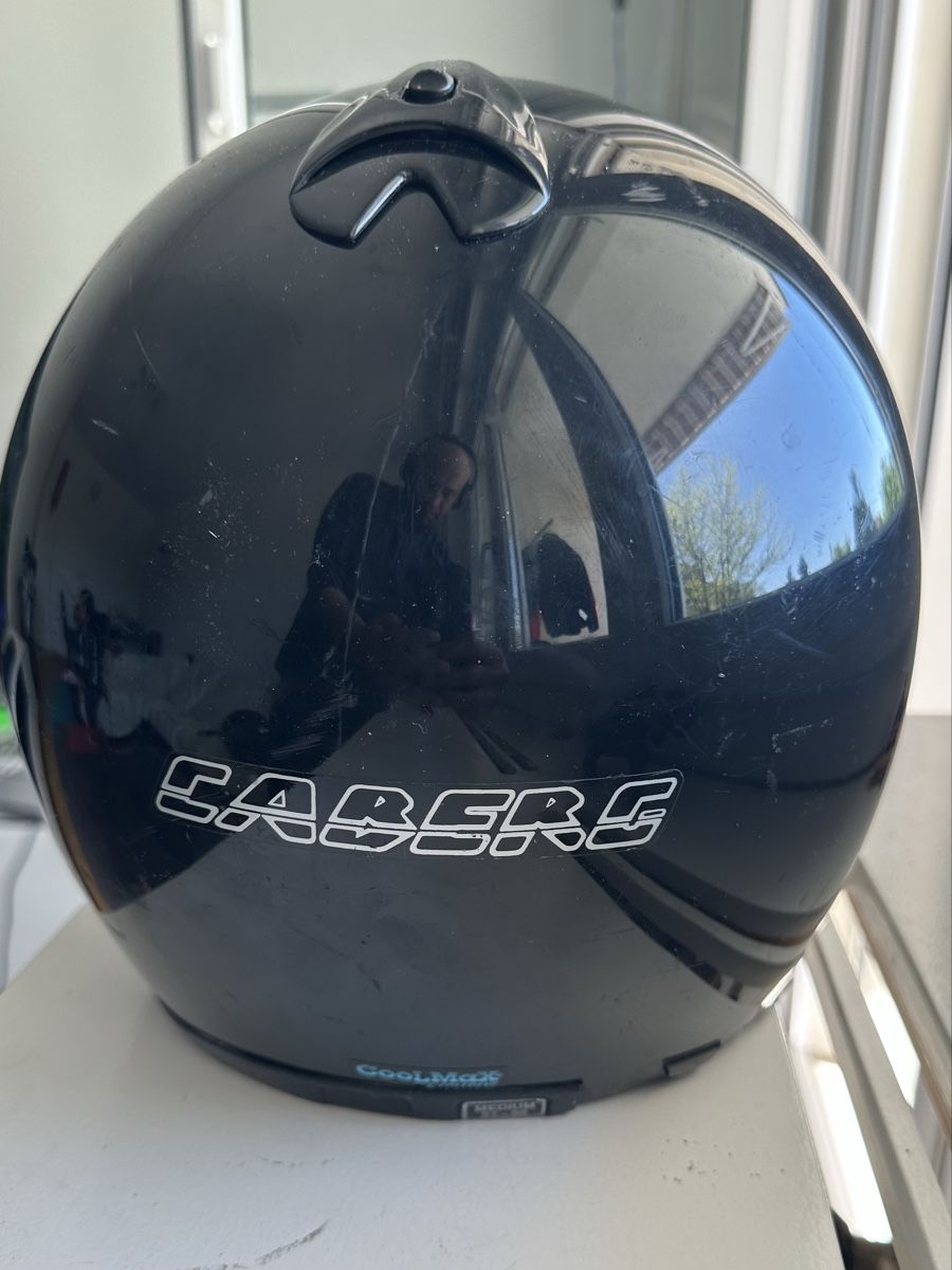 Caschi & visiere: CaberesTBO Black Motorcycle Helmet - Size Medium 57-58cm – Usato da Bern venduto da kingmanish 3