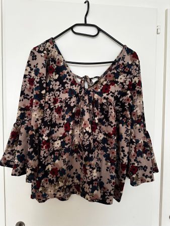 Blouse à fleurs Natura taille M