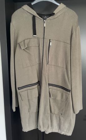 Monari Trendige Jacke/Jäcklein, Grau, Grösse 44/Neu