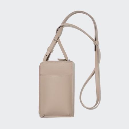 Unused UNIQLO Leather Touch Wallet Shoulder bag