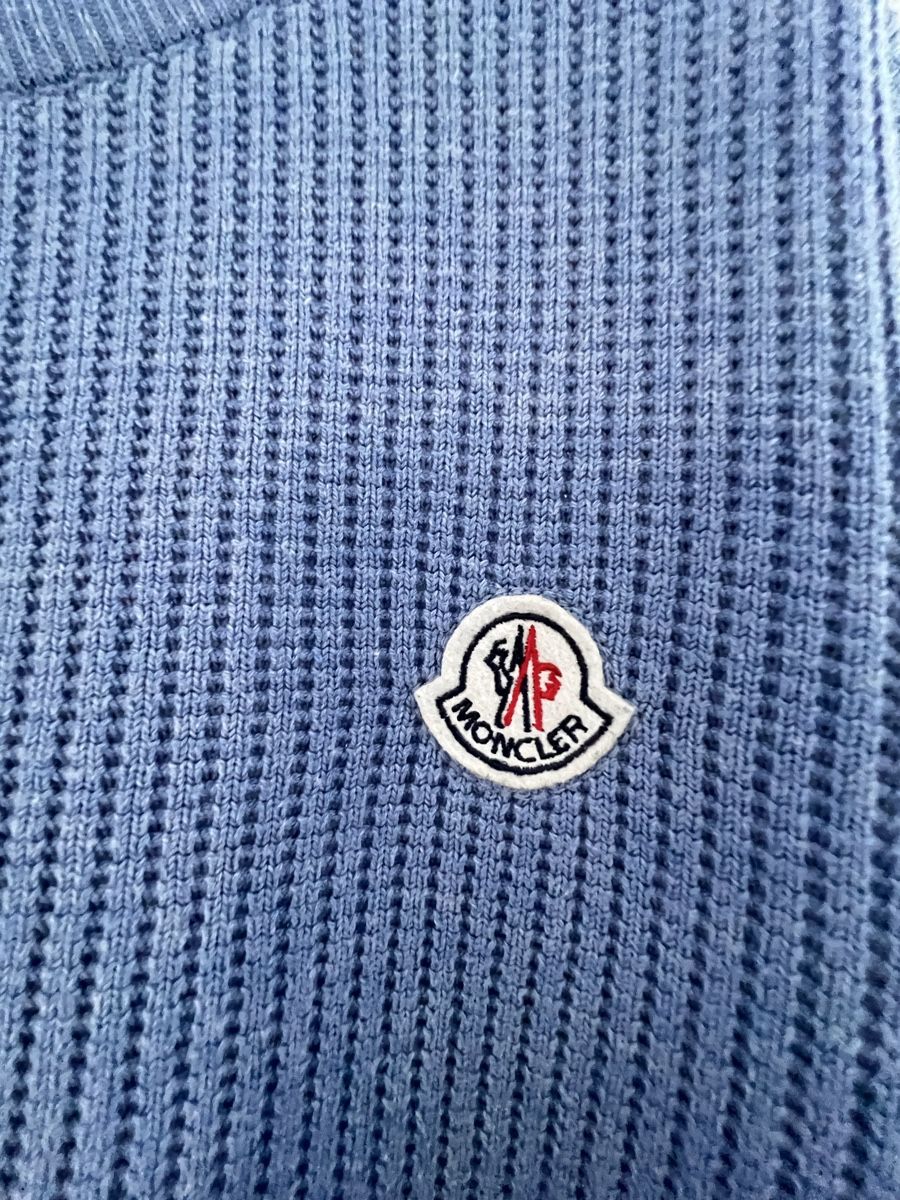 Moncler Maglioni & Felpe: Moncler Pullover blau aus Baumwolle Gr. M – Nuovo (secondo la descrizione) da Winterthur venduto da ChicMarkt 1