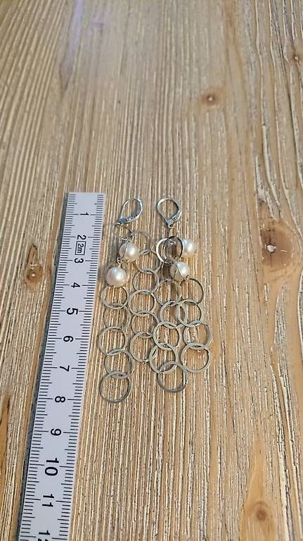 Boucles d'oreille: Ungewöhnliche Perlen-Ohrringe – Neuf (Voir description) à Bern par t4l4 2