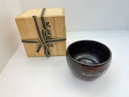 Teeschale Japan Chawan Keramik-  19. Jh. „Raku"