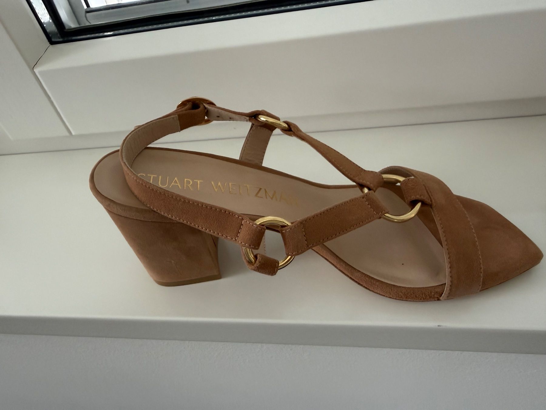 Stuart Weitzman Scarpe da donna: Stuart Weitzman Sandaletten Gr. 38 – Nuovo (secondo la descrizione) da Balzers venduto da Lissi57 5