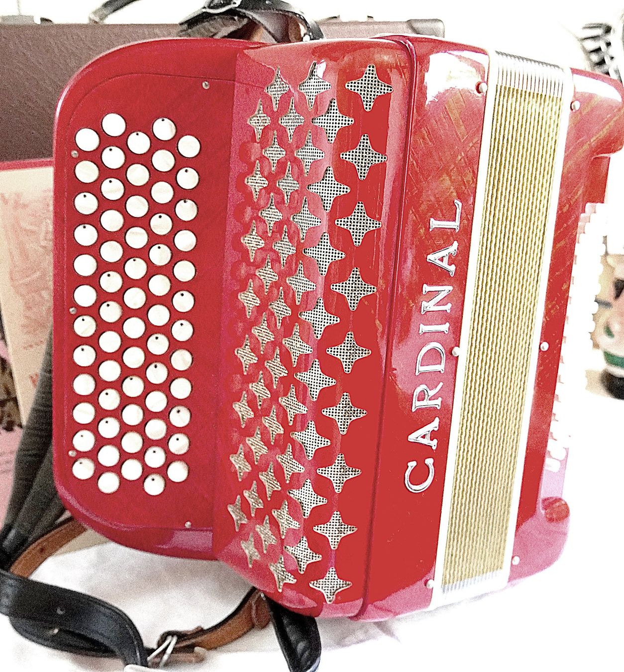 Strumenti musicali: Handorgel Cardinal 60 Bass 2 Chörig – Usato da Baar venduto da 2cvbaar 2