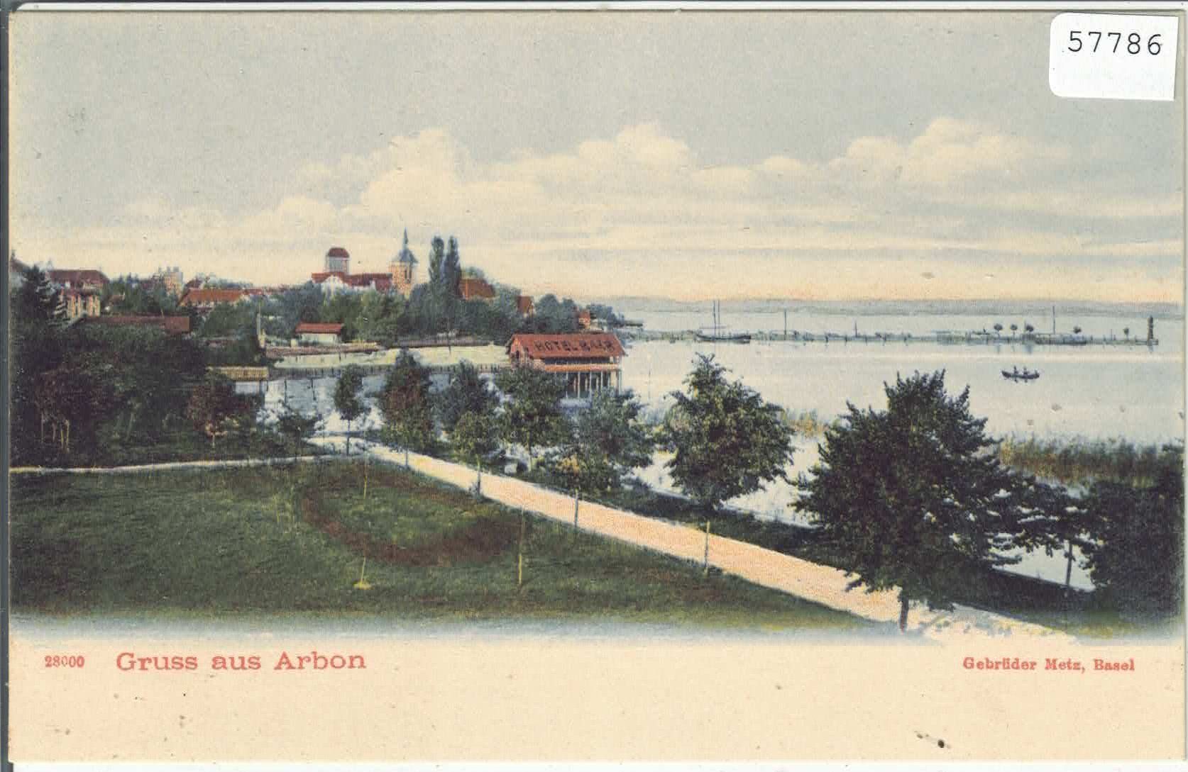 Ansichtskarten: Gruss aus Arbon - Litho – Gebraucht aus Ettingen von Kartenplanet