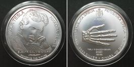 SERBIEN 100 Dinara 2020 NIKOLA TESLA Silber 1 Unze stgl
