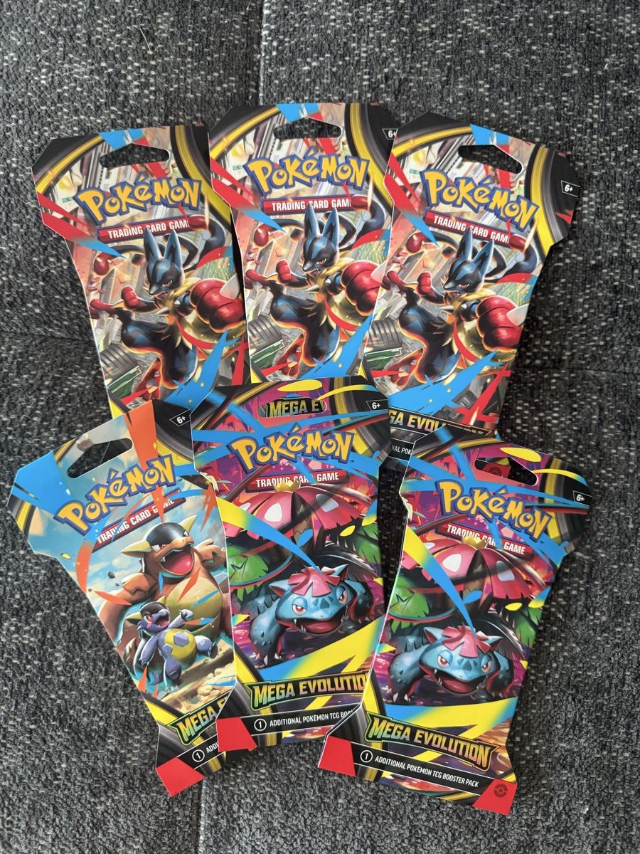 Pokémon Cartes à collectionner: Pokémon 6x Mega Evolution Sleeved Booster - EN & Sealed – Neuf avec emballage d'origine à Zürich par mbu_z9ch