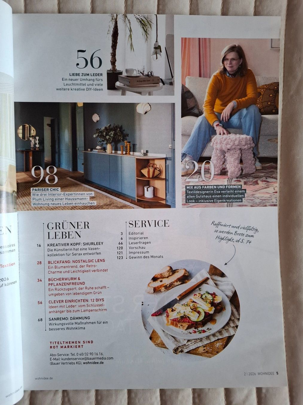 Riviste & Magazine: WohnIdee Zeitschrift 2/2026  Wie Neu – Nuovo (secondo la descrizione) da Affoltern am Albis venduto da Sabinezc 2
