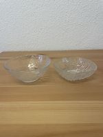 2er Set Vintage Glasschalen