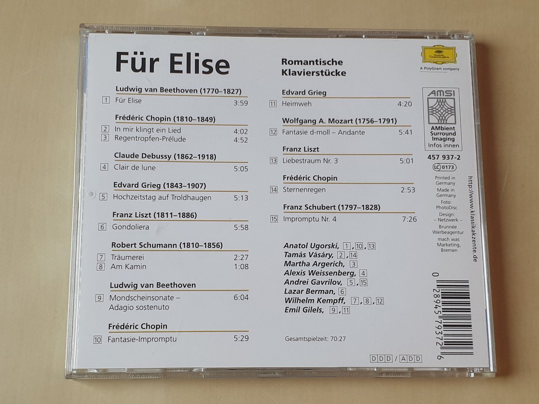 CDs: Für Elise – Gebraucht aus Stansstad von collectorsshop 1