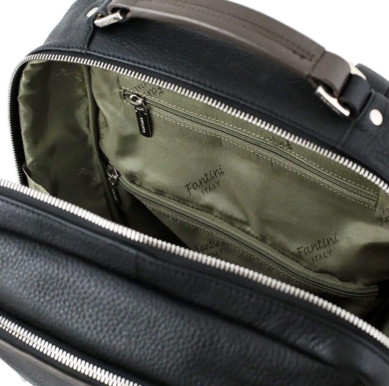 Zaini: Lederrucksäcke Nettuno - Farbe Schwarz – Nuovo e nell'imballaggio originale da Wittenbach venduto da WWW.DRILUBAGS.CH 3