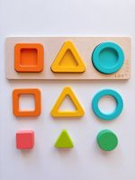 Geo Shapes Puzzle Geometrisches Puzzle Puzzle des Lovevery