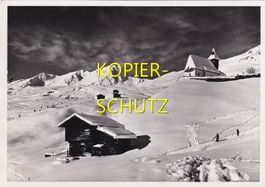 Arosa - Bergkirchli mit Plattenhörner /bc