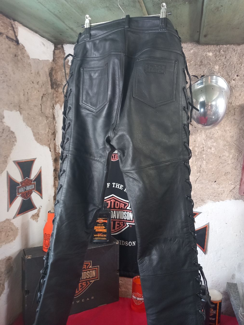 IXS Jeans: Lederjeans IXS Grösse 52 – Usato da Hochwald venduto da motowear-secondhand 2