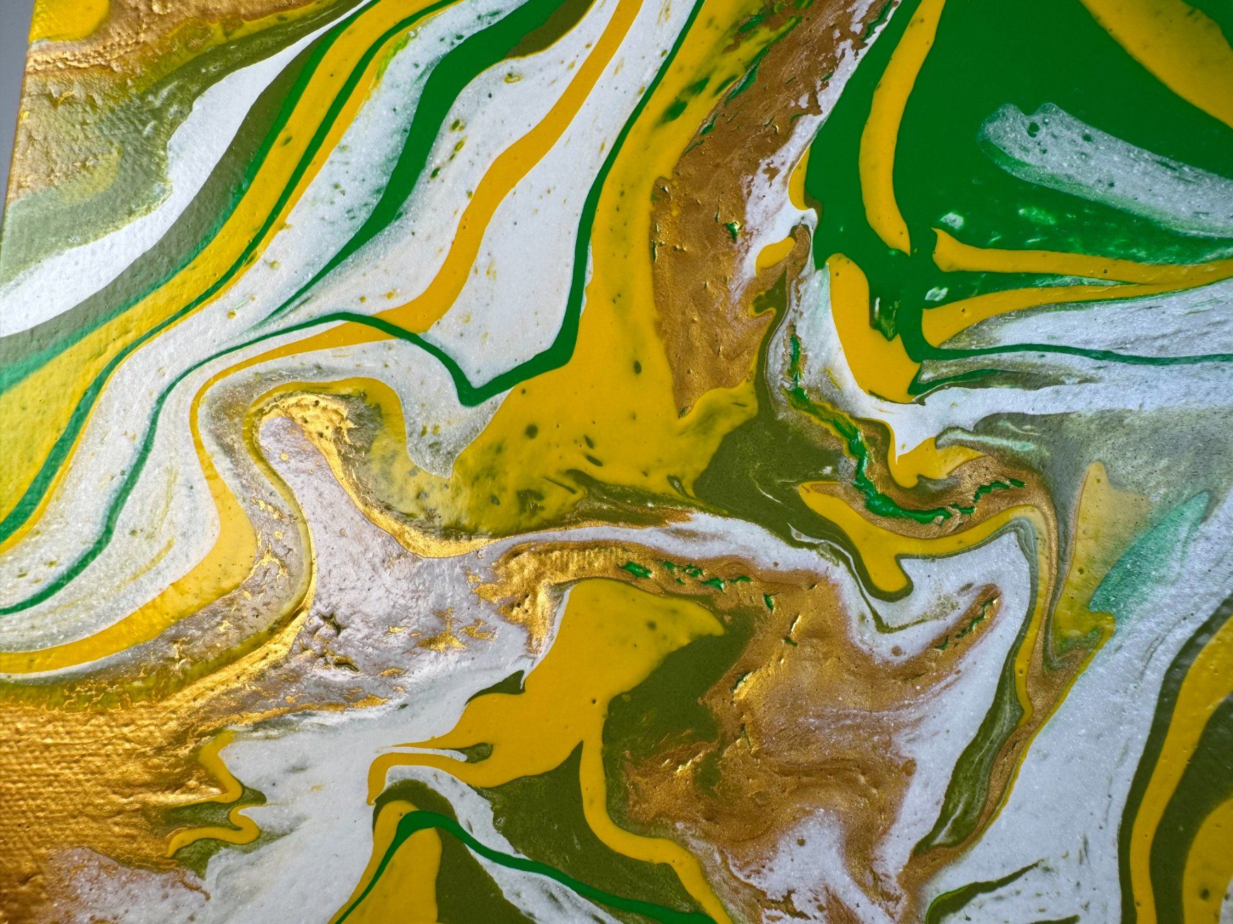 Dipinti: Acryl-Flüssigkeitsmalerei, rechteckig – Usato da Schlieren venduto da MayaSheng1983 1