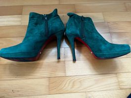 Buffalo London Damen Stiefeletten Grün Gr. 39