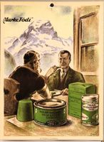 Alpenkräuter-Käse Marke Tödi Näfels Original Plakat