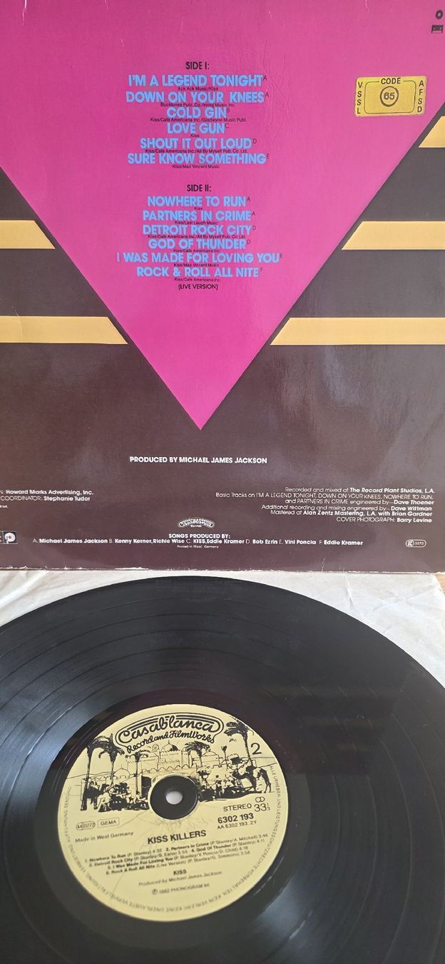 Dischi in vinile: Vinyle KISS - Killers, Poor – Usato da Yvonand venduto da RF-VINYL 6