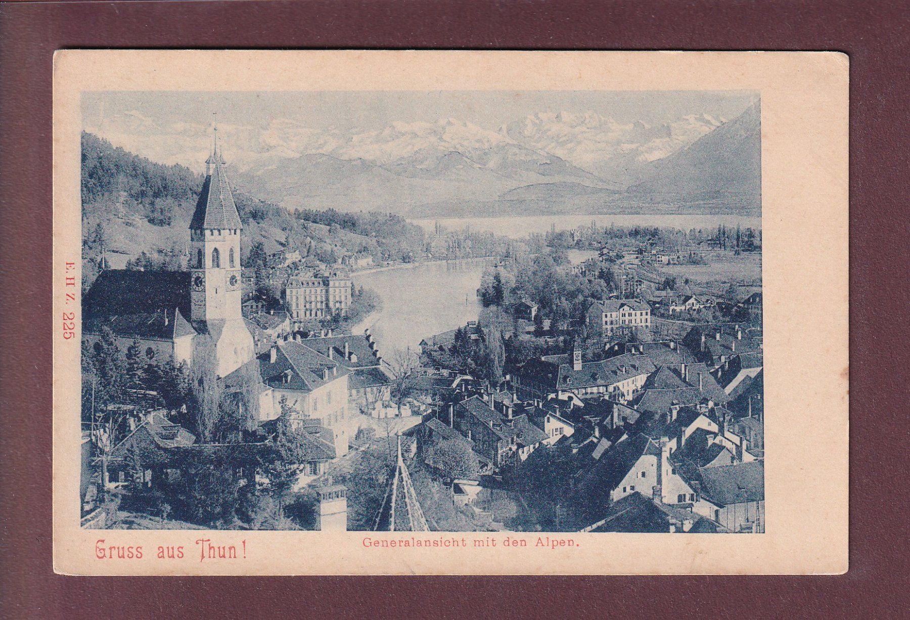 Cartoline postali: Gruss aus THUN – Usato da Pully venduto da nicecards