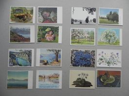 16 Pro Infirmis Spenden Karten Sammlung Lot Schweiz Kunst CH