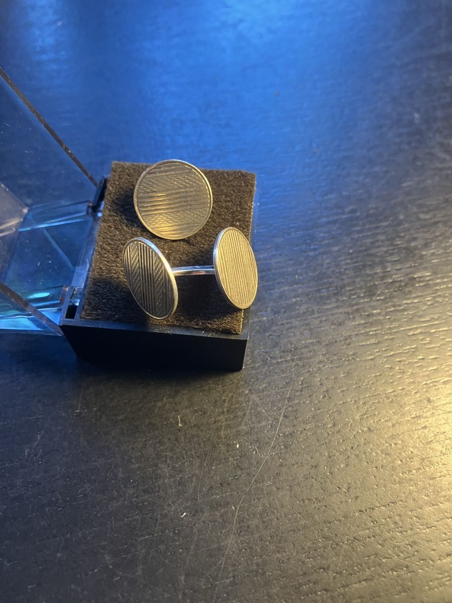 Gemelli: Manchetten  Knöpfe ,  Silber  800 – Usato da Herisau venduto da Penholder 1