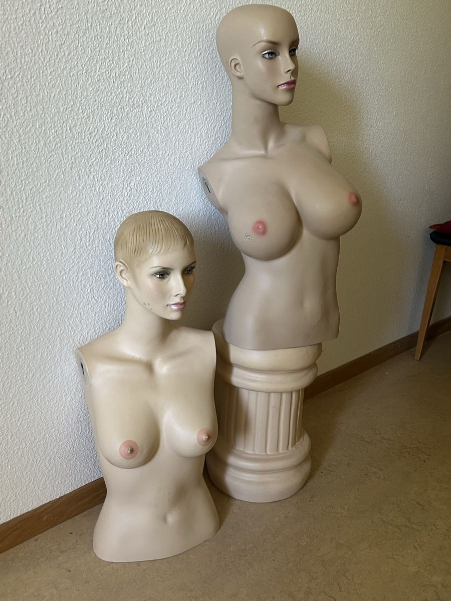 Sonstige Dekorationen & Accessoires: 2 Schaufenster Puppen / Torso mit kl. Säule – Gebraucht aus Glattfelden von gwendolyn007 2