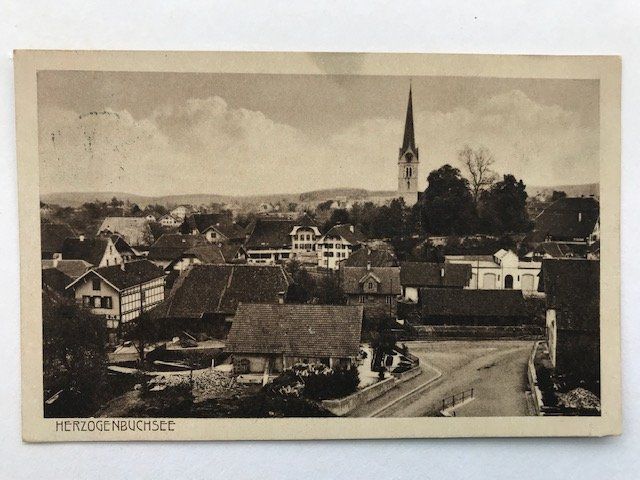 Cartoline postali: Herzogenbuchsee, von 1917 – Usato da Niederscherli venduto da Lucia16